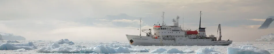 Antarctic cruise ship