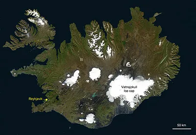 Iceland map