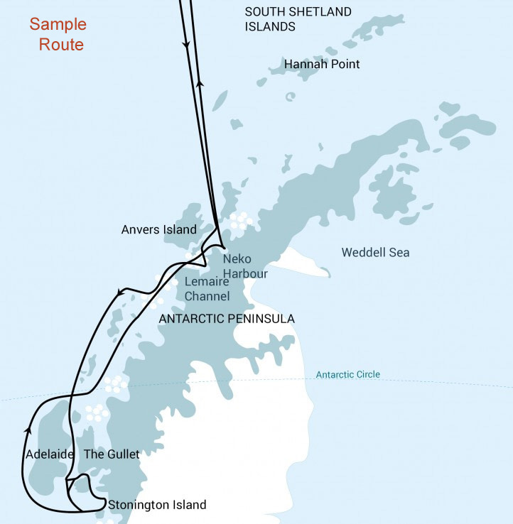 Antarctic Peninsula Circle Crossing Cruise, 2024 - 2025
