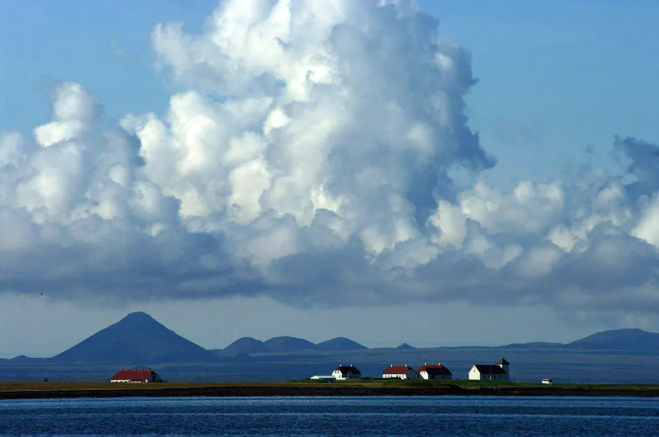 A view from Rekjavik Iceland