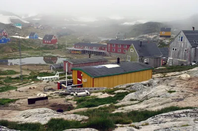 Kulusuk with Sled Dogs and Sledge - East Greenland<br />