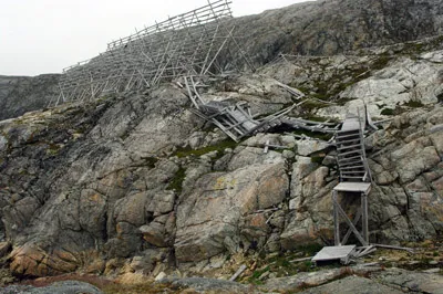 Kulusuk - Fish Drying Rack - East Greenland - 1<br />