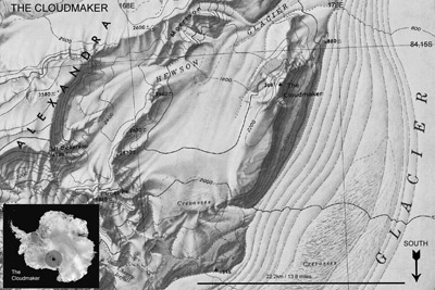 map of Antarctica